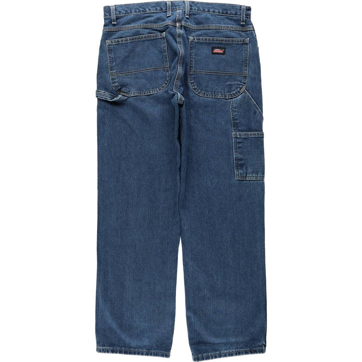 Dickies denim painter pants for men, equivalent to w36 cotton blue type Vintage Second Hand
