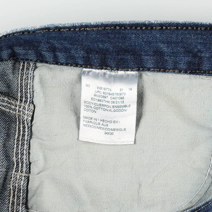 Dickies denim painter pants for men, equivalent to w36 cotton blue type Vintage Second Hand