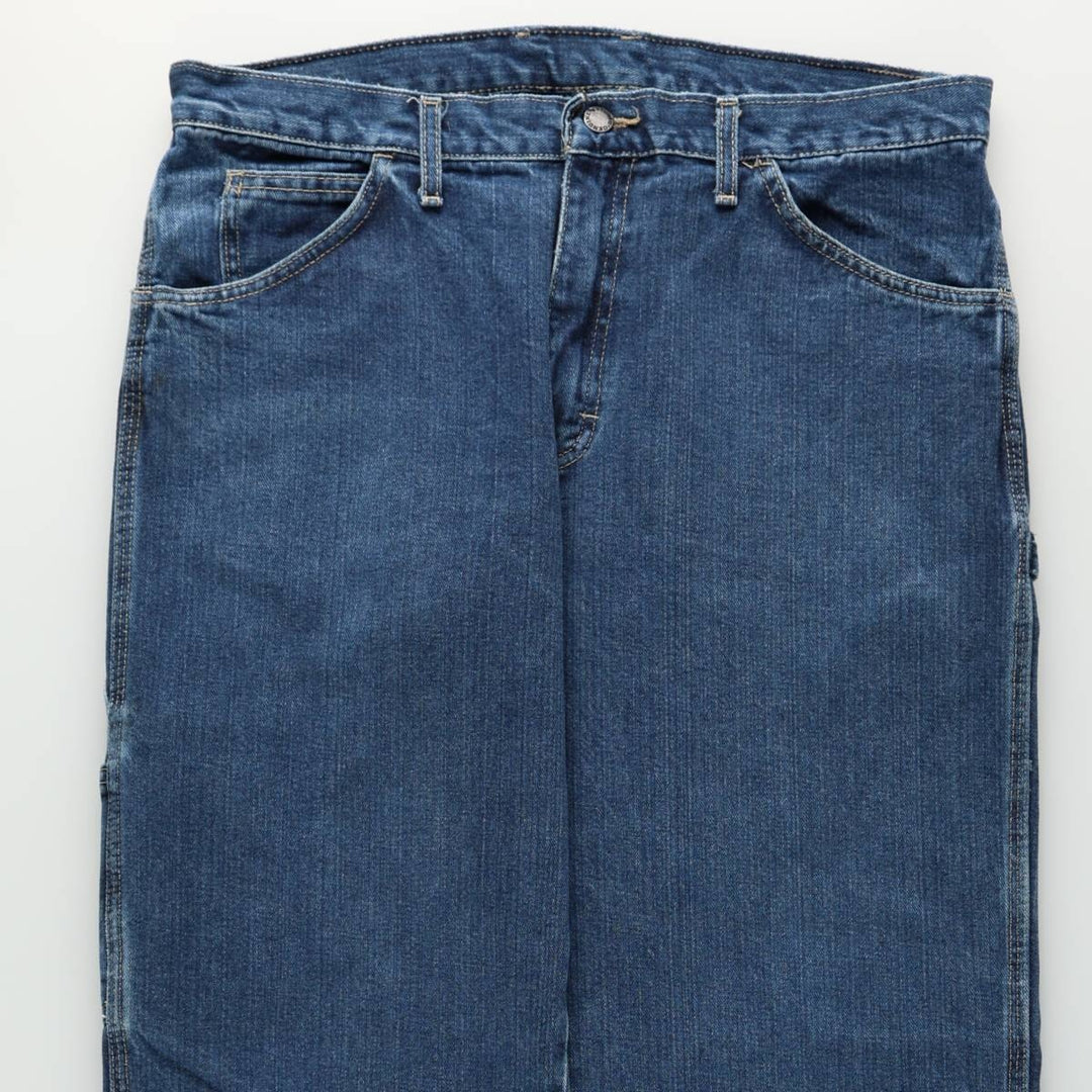 Dickies denim painter pants for men, equivalent to w36 cotton blue type Vintage Second Hand