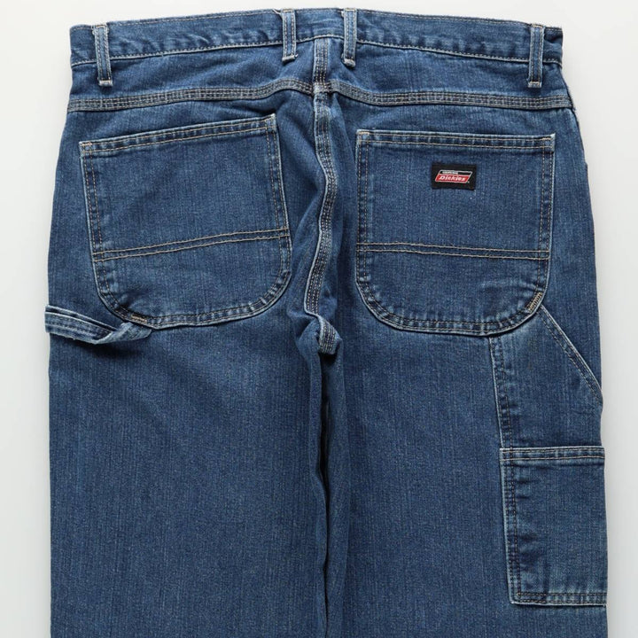 Dickies denim painter pants for men, equivalent to w36 cotton blue type Vintage Second Hand