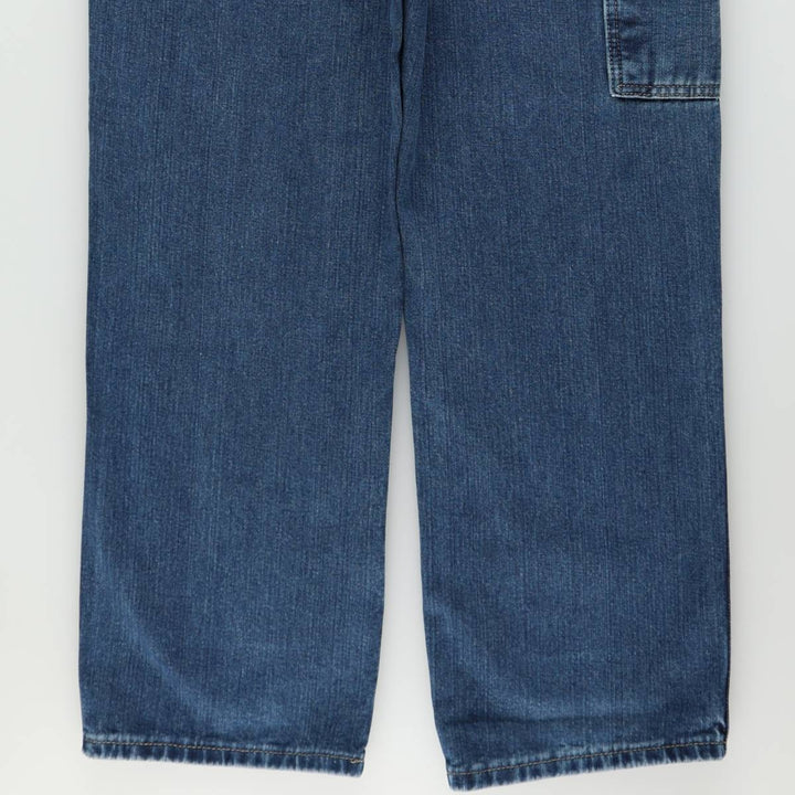 Dickies denim painter pants for men, equivalent to w36 cotton blue type Vintage Second Hand