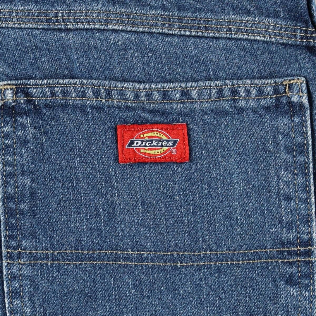 Dickies denim painter pants for men, equivalent to W37 cotton blue type Vintage Second Hand