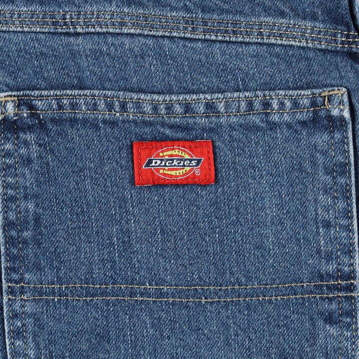 Dickies denim painter pants for men, equivalent to W37 cotton blue type Vintage Second Hand