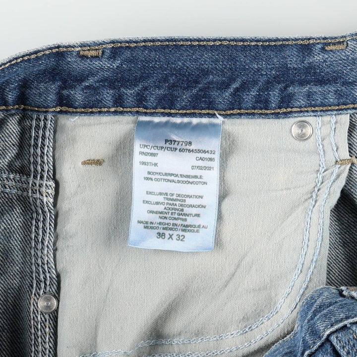 Dickies denim painter pants for men, equivalent to W37 cotton blue type Vintage Second Hand