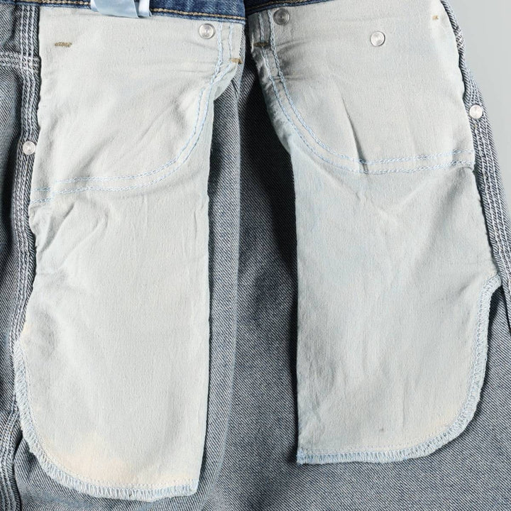 Dickies denim painter pants for men, equivalent to W37 cotton blue type Vintage Second Hand