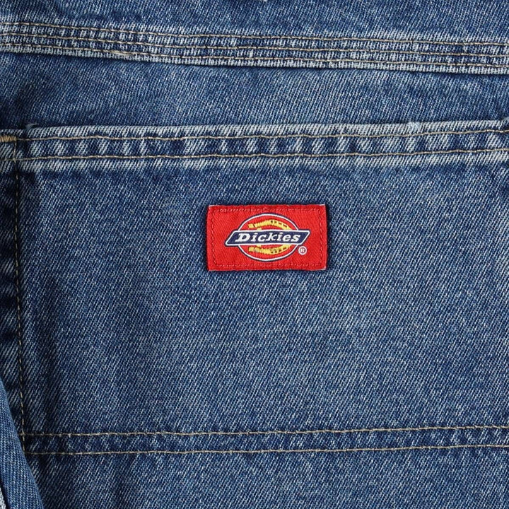 Dickies denim painter pants for men, equivalent to W34 cotton blue type Vintage Second Hand
