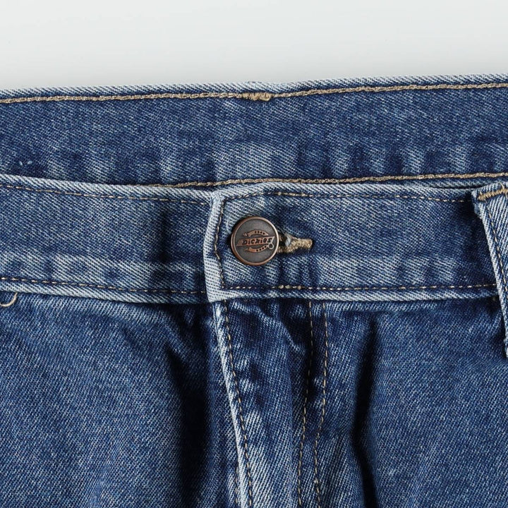 Dickies denim painter pants for men, equivalent to W34 cotton blue type Vintage Second Hand