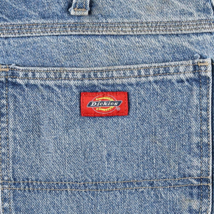 Dickies denim painter pants for men, equivalent to W37 cotton blue type Vintage Second Hand