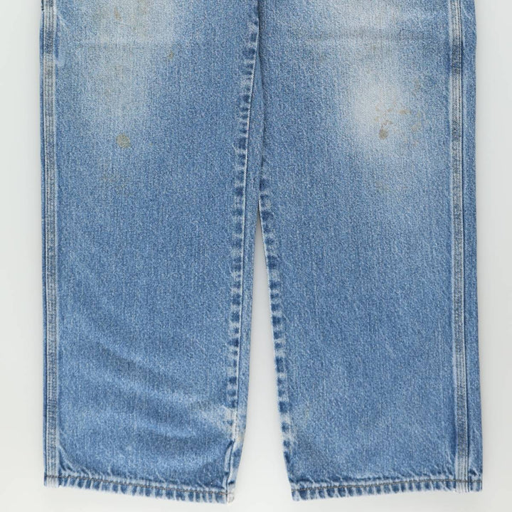 Dickies denim painter pants for men, equivalent to W37 cotton blue type Vintage Second Hand