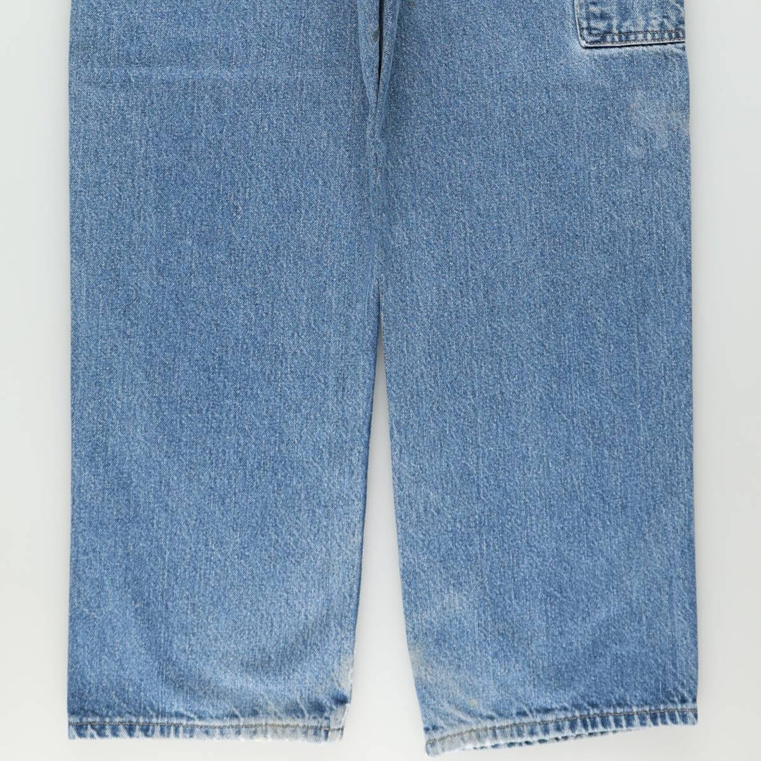 Dickies denim painter pants for men, equivalent to W37 cotton blue type Vintage Second Hand