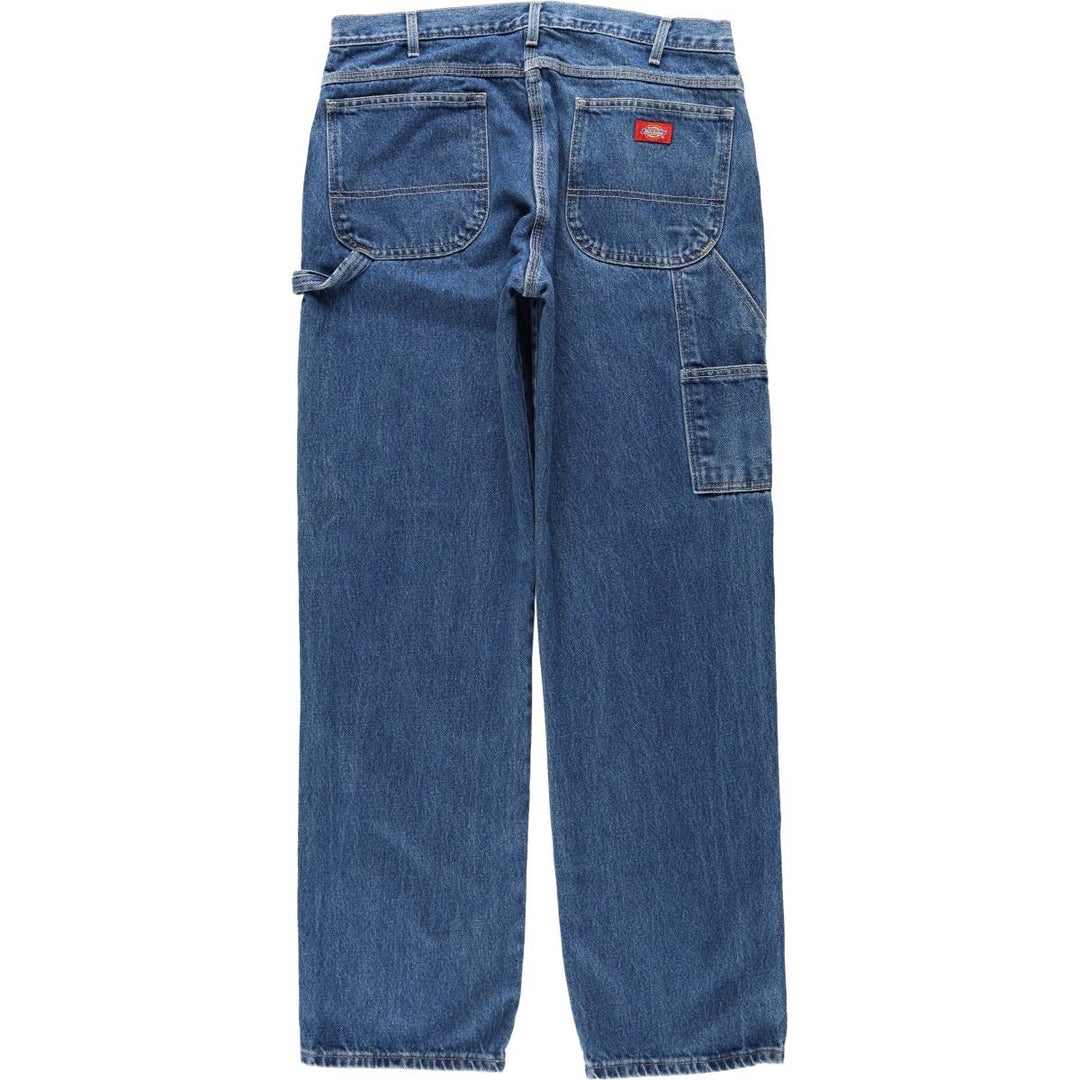 Dickies Relaxed Fit Denim Painter Pants, Men's Size W36 (approx.) cotton blue type Vintage Second Hand