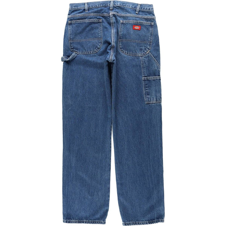 Dickies Relaxed Fit Denim Painter Pants, Men's Size W36 (approx.) cotton blue type Vintage Second Hand