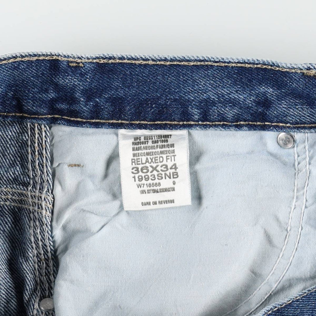 Dickies Relaxed Fit Denim Painter Pants, Men's Size W36 (approx.) cotton blue type Vintage Second Hand
