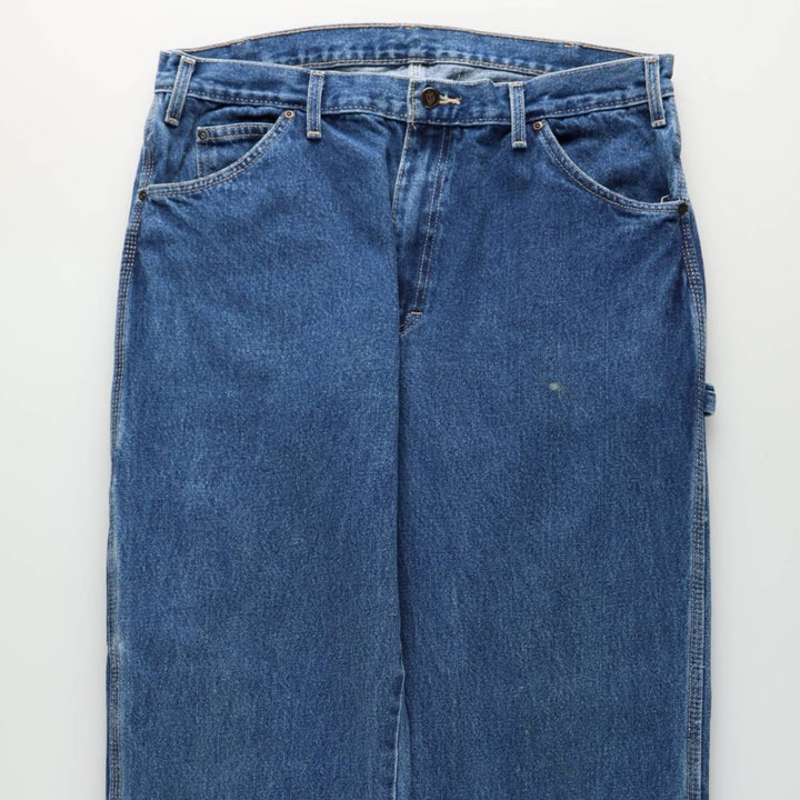 Dickies Relaxed Fit Denim Painter Pants, Men's Size W36 (approx.) cotton blue type Vintage Second Hand
