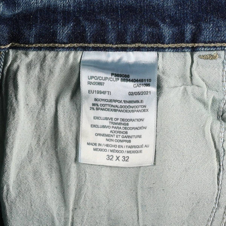 Dickies denim painter pants for men, equivalent to W34 cotton blue type Vintage Second Hand