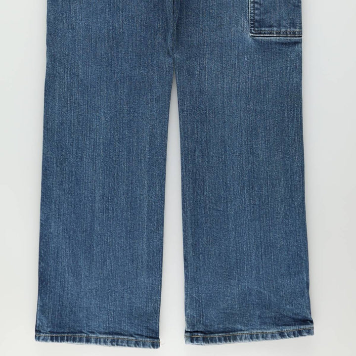 Dickies denim painter pants for men, equivalent to W34 cotton blue type Vintage Second Hand