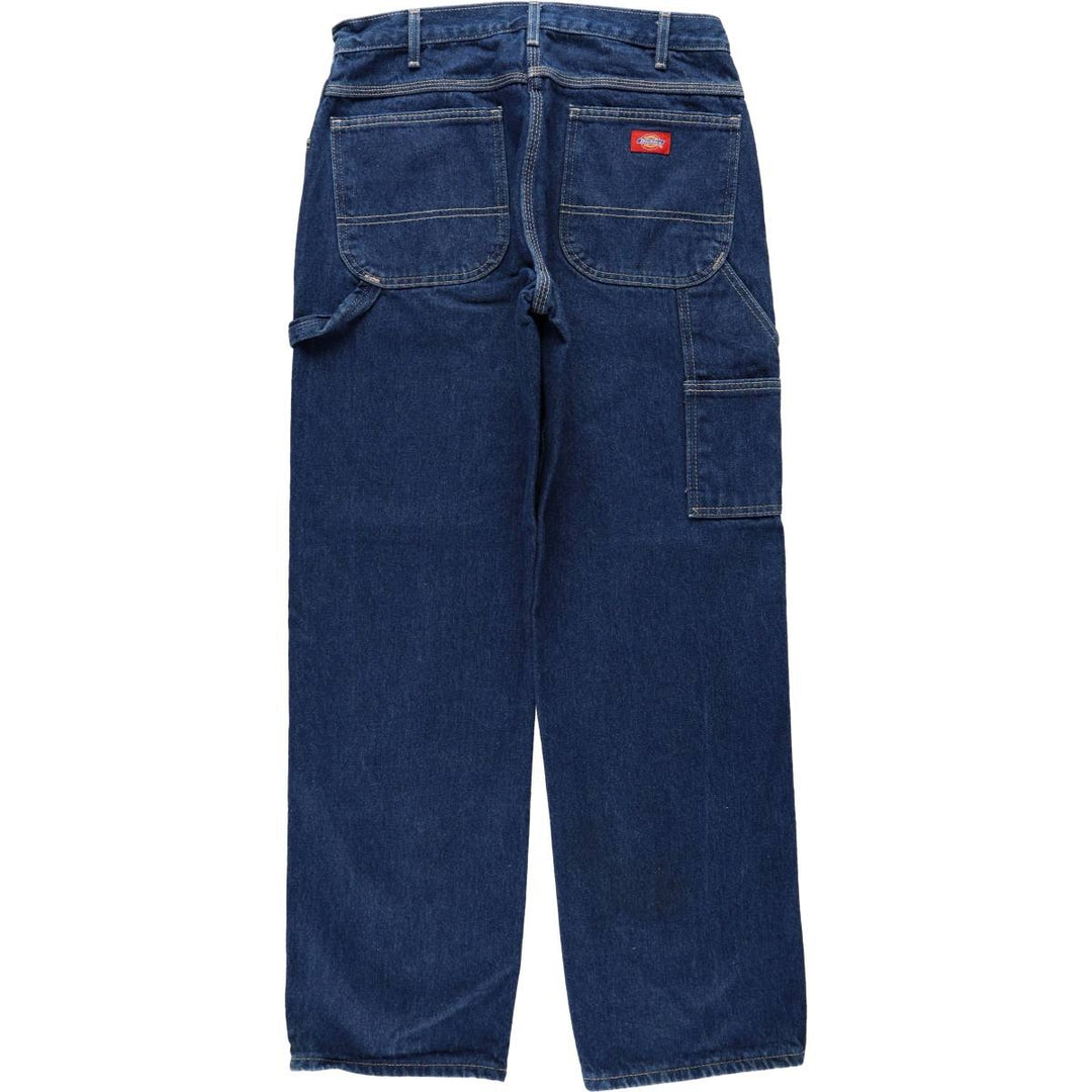Dickies Relaxed FT Denim Painter Pants, Men's Size W33 (approx.) cotton blue type Vintage Second Hand