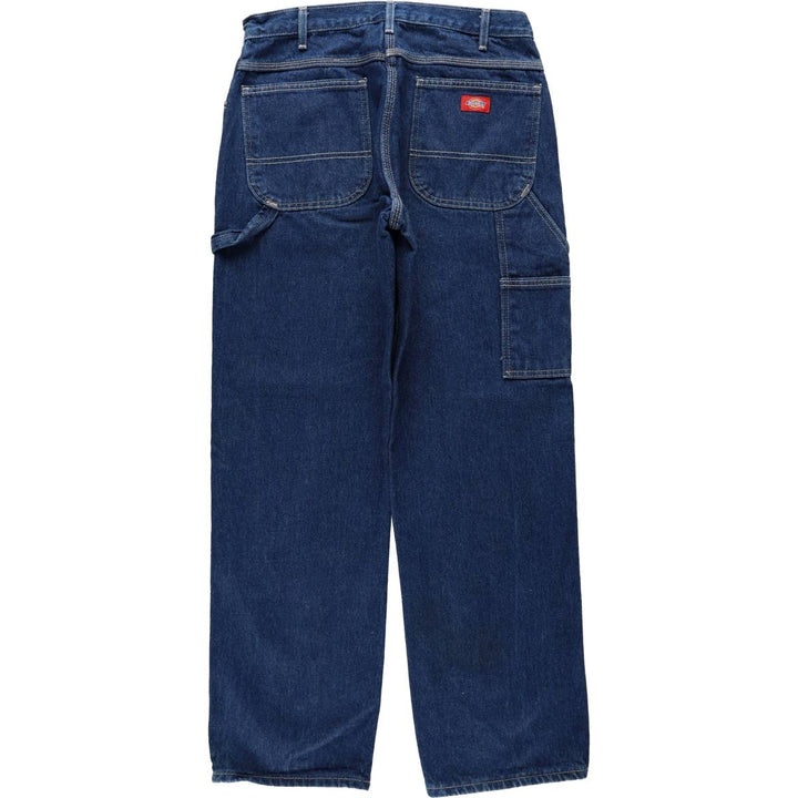 Dickies Relaxed FT Denim Painter Pants, Men's Size W33 (approx.) cotton blue type Vintage Second Hand