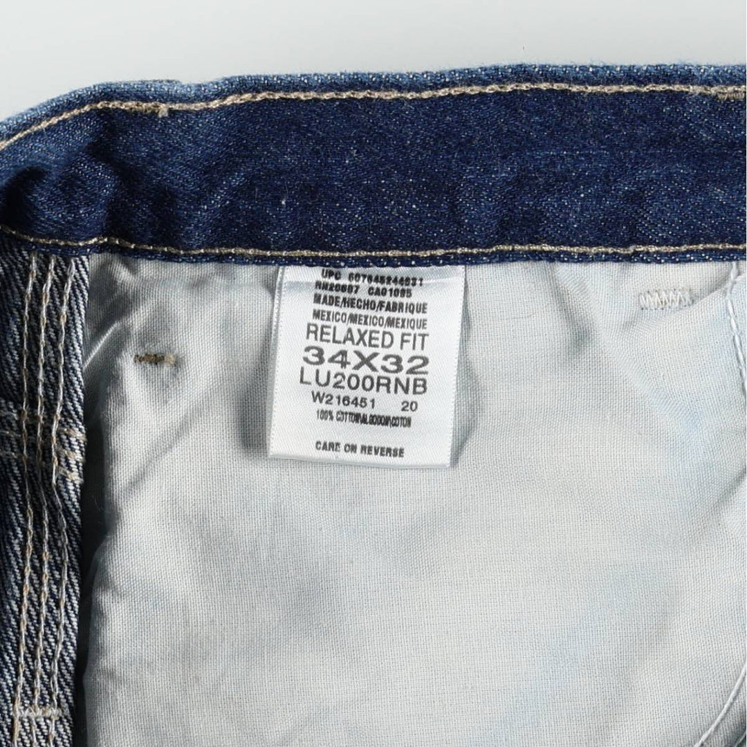 Dickies Relaxed FT Denim Painter Pants, Men's Size W33 (approx.) cotton blue type Vintage Second Hand