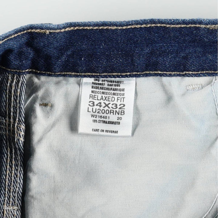 Dickies Relaxed FT Denim Painter Pants, Men's Size W33 (approx.) cotton blue type Vintage Second Hand