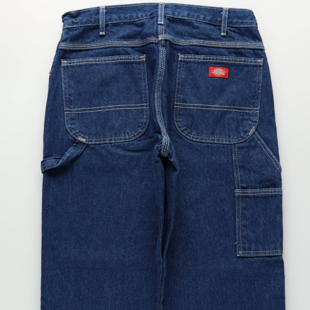 Dickies Relaxed FT Denim Painter Pants, Men's Size W33 (approx.) cotton blue type Vintage Second Hand