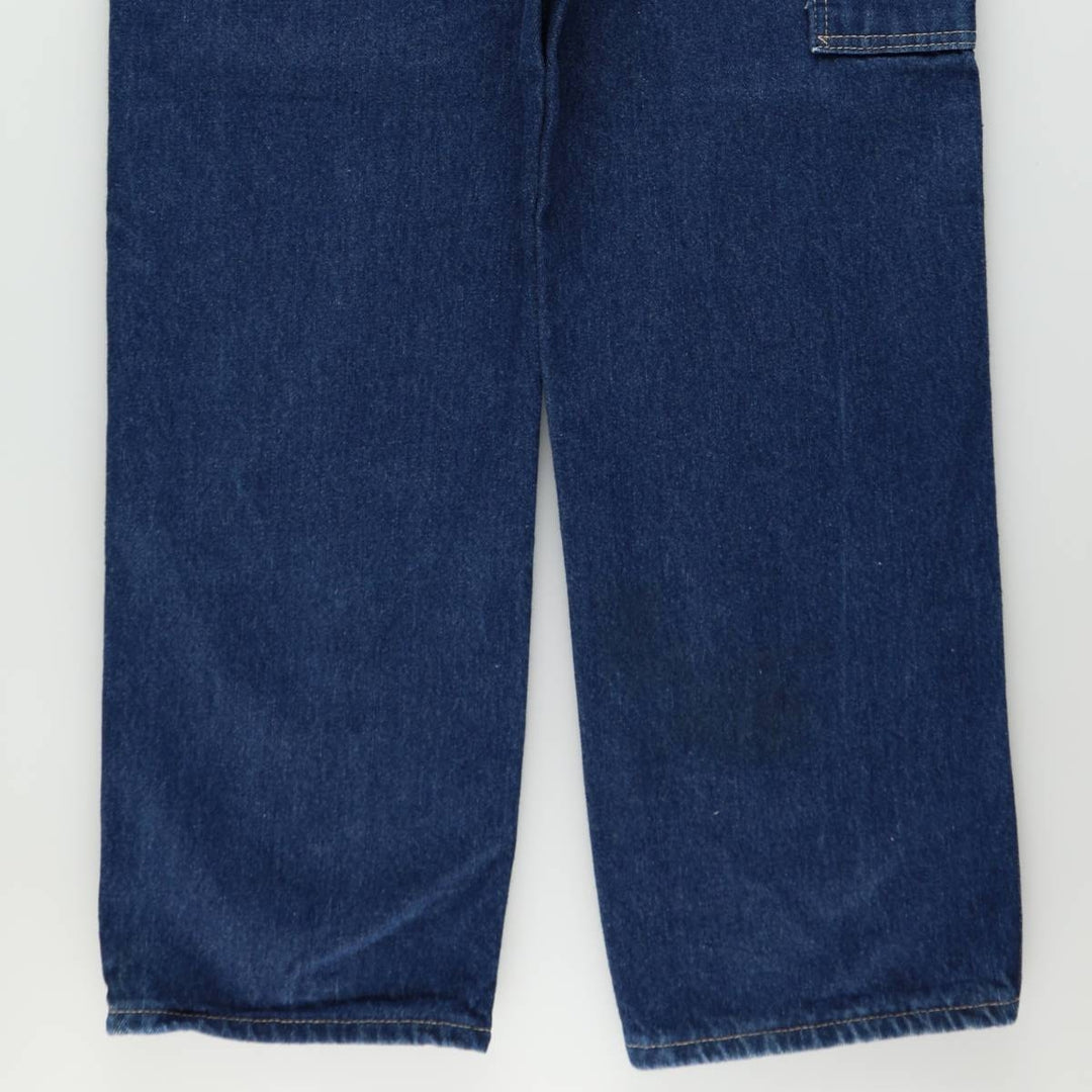 Dickies Relaxed FT Denim Painter Pants, Men's Size W33 (approx.) cotton blue type Vintage Second Hand