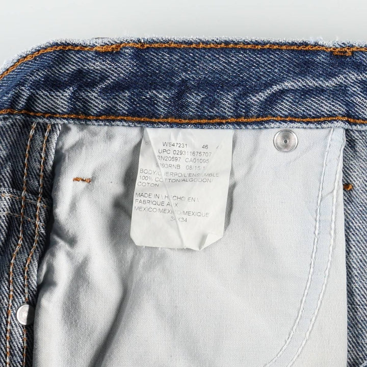 Dickies Straight Denim Pants for Men, W33 equivalent cotton blue type Vintage Second Hand