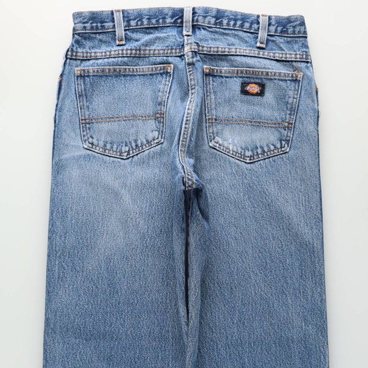 Dickies Straight Denim Pants for Men, W33 equivalent cotton blue type Vintage Second Hand