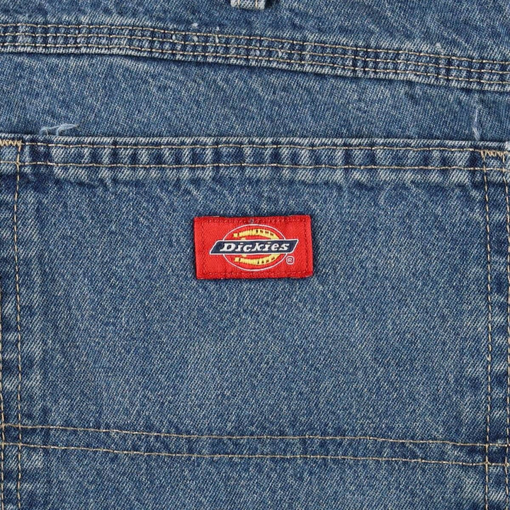 Dickies denim painter pants for men, equivalent to W37 cotton blue type Vintage Second Hand