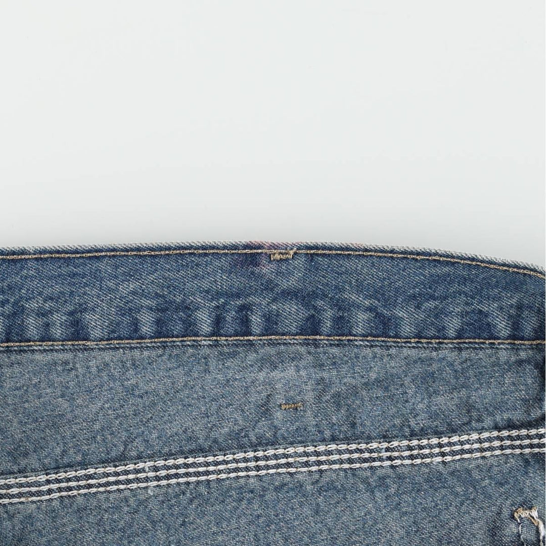 Dickies denim painter pants for men, equivalent to W37 cotton blue type Vintage Second Hand
