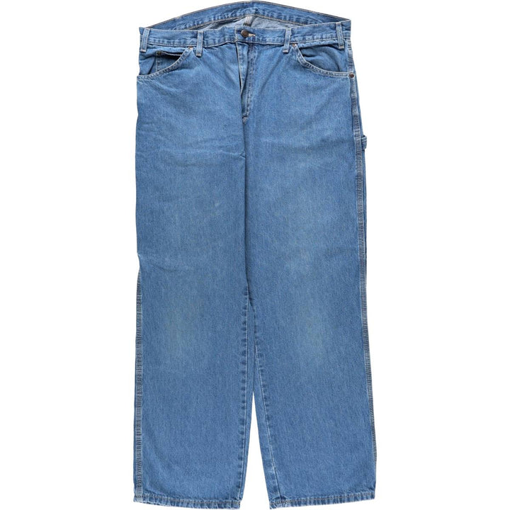 Dickies denim painter pants for men, equivalent to W37 cotton blue type Vintage Second Hand