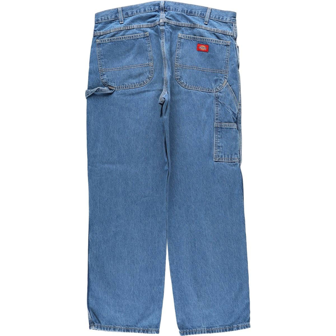 Dickies denim painter pants for men, equivalent to W37 cotton blue type Vintage Second Hand