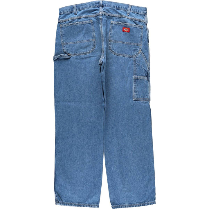 Dickies denim painter pants for men, equivalent to W37 cotton blue type Vintage Second Hand