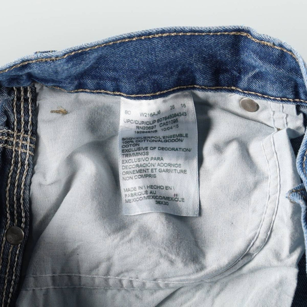 Dickies denim painter pants for men, equivalent to W37 cotton blue type Vintage Second Hand