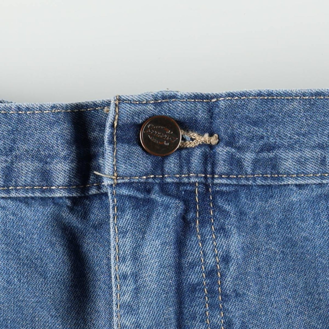 Dickies denim painter pants for men, equivalent to W37 cotton blue type Vintage Second Hand