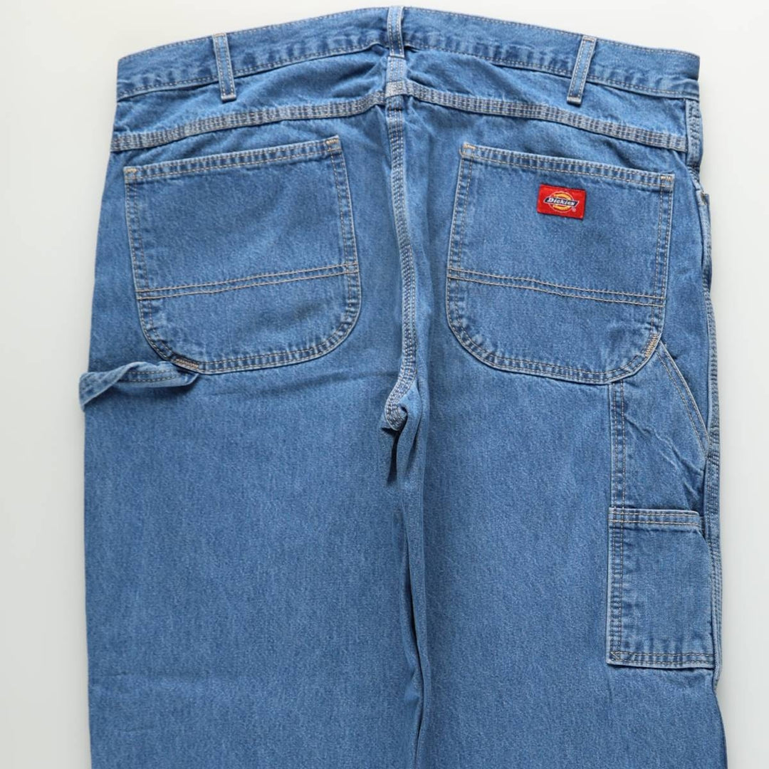 Dickies denim painter pants for men, equivalent to W37 cotton blue type Vintage Second Hand