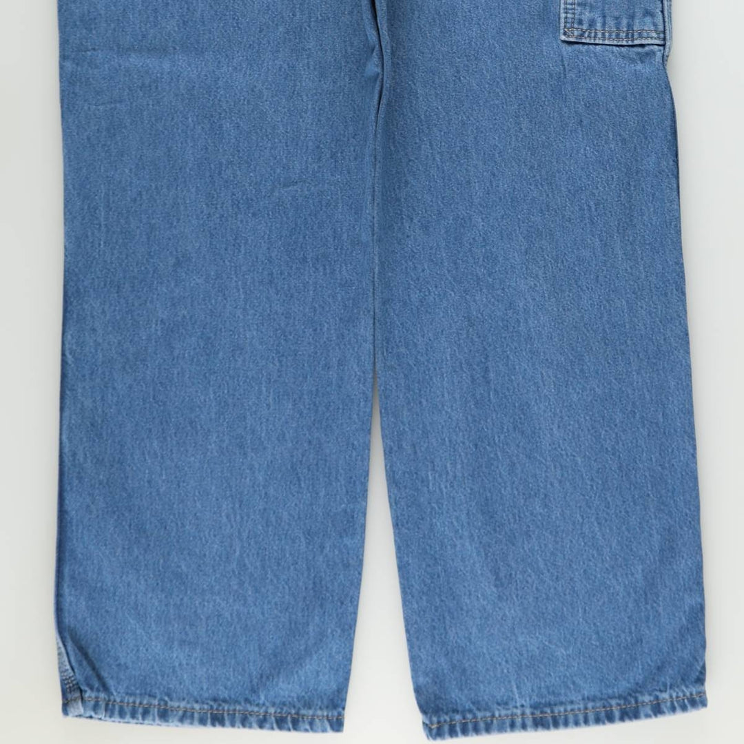 Dickies denim painter pants for men, equivalent to W37 cotton blue type Vintage Second Hand