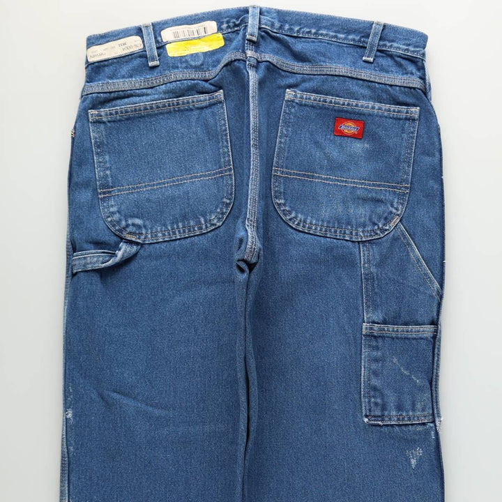 Dickies Relaxed Fit Denim Painter Pants Men's W36 cotton blue type Vintage Second Hand