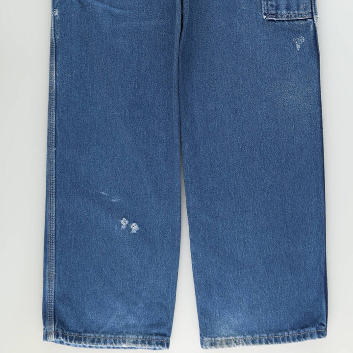Dickies Relaxed Fit Denim Painter Pants Men's W36 cotton blue type Vintage Second Hand