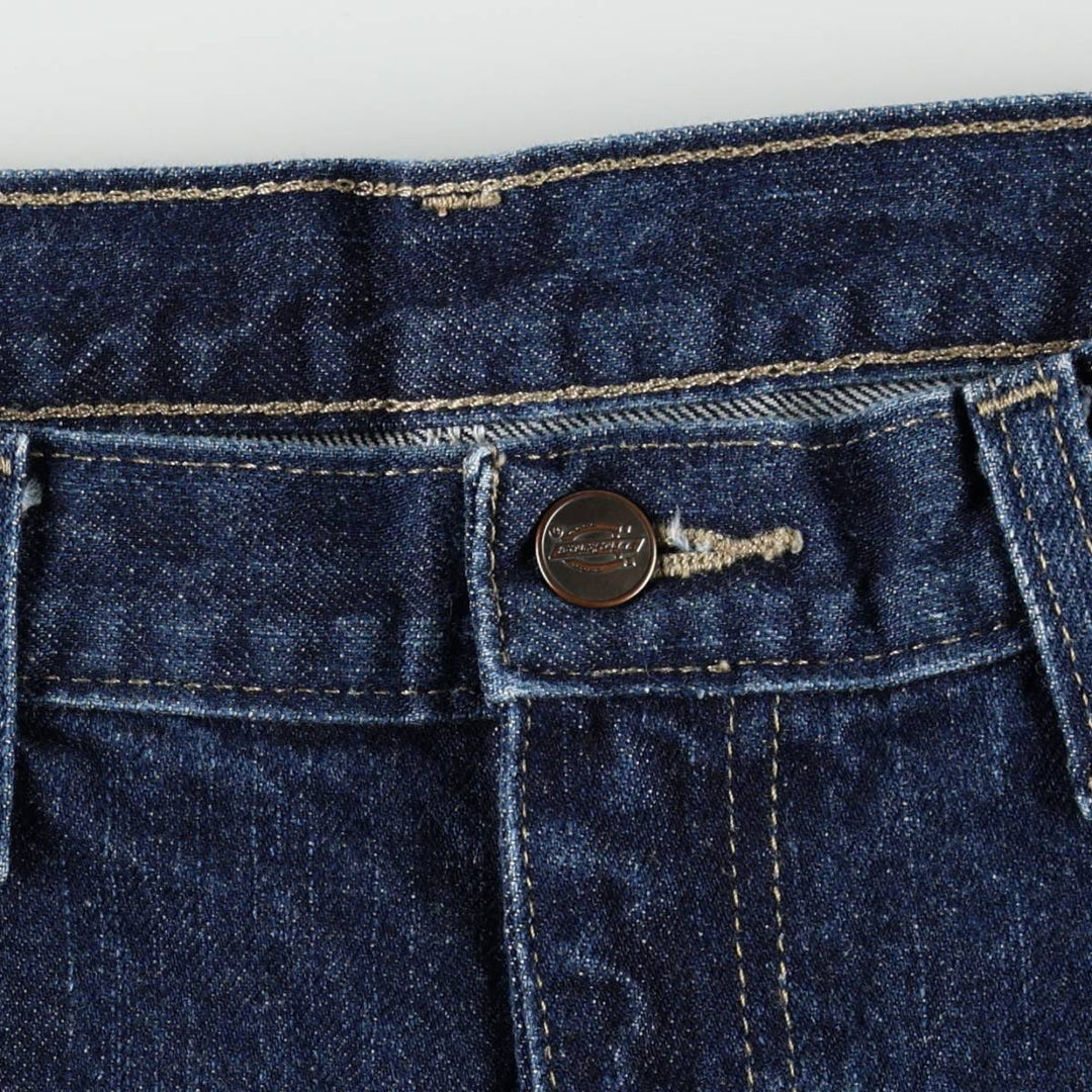 Dark navy Dickies denim painter pants, men's size W31 (approx.) cotton blue type Vintage Second Hand
