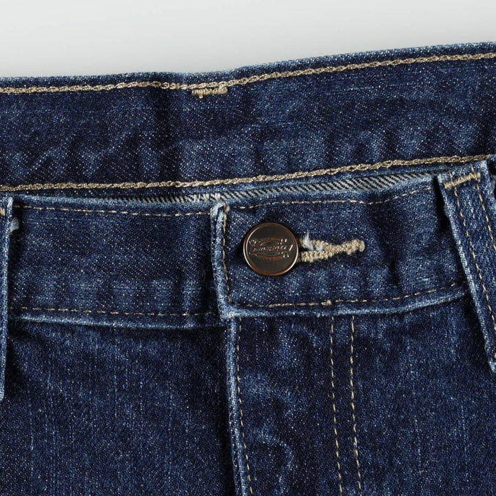 Dark navy Dickies denim painter pants, men's size W31 (approx.) cotton blue type Vintage Second Hand