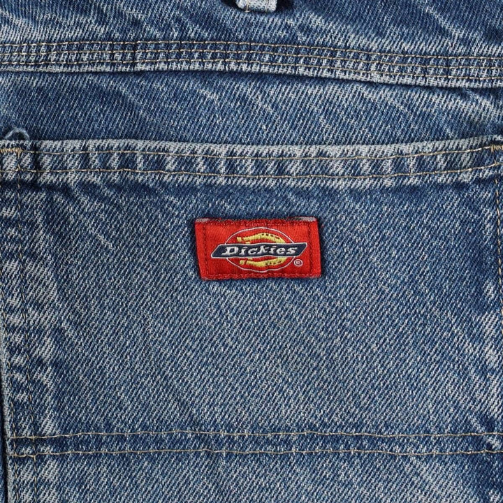 Dickies denim painter pants for men, equivalent to W34 cotton blue type Vintage Second Hand