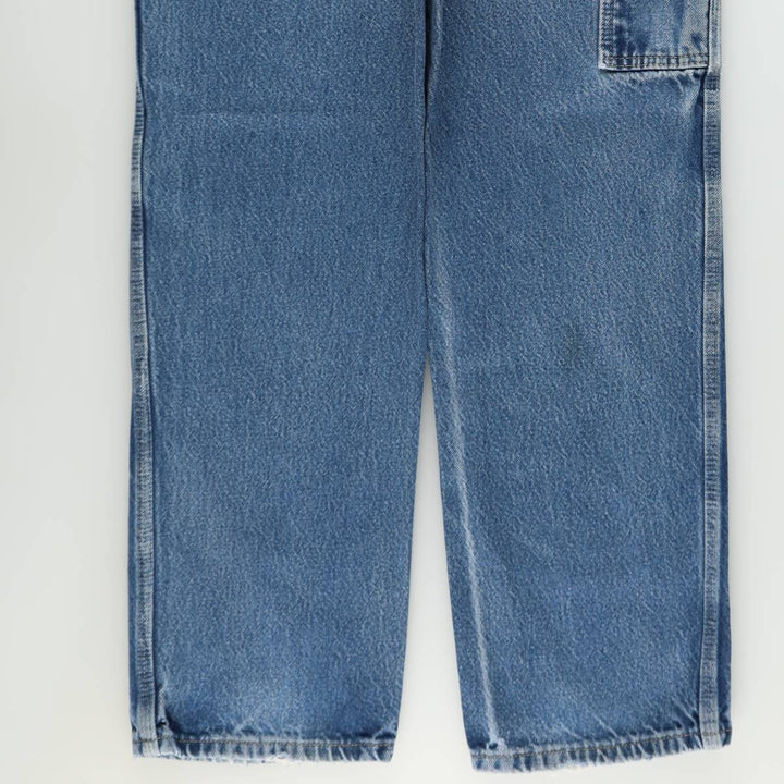 Dickies denim painter pants for men, equivalent to W34 cotton blue type Vintage Second Hand