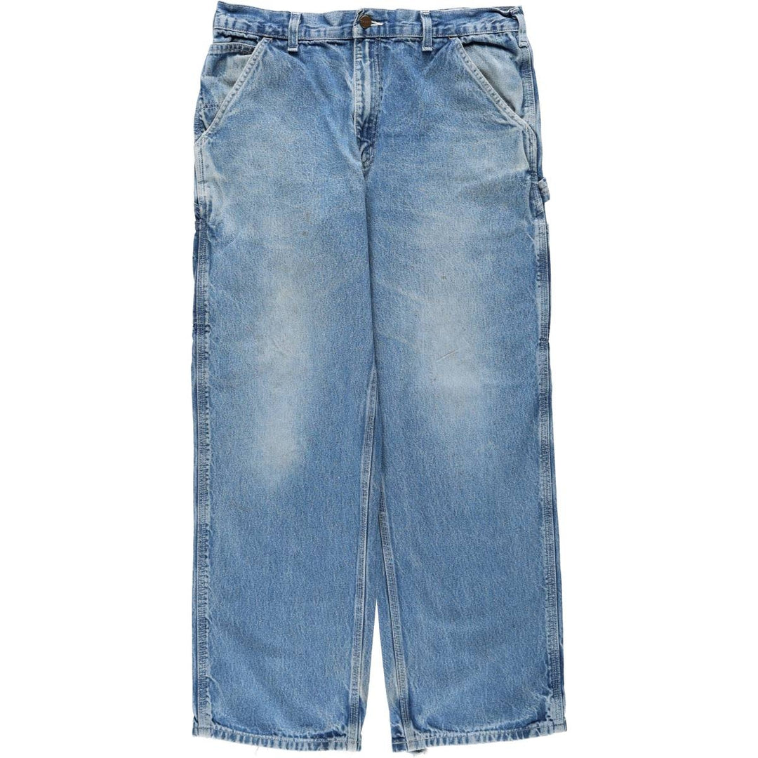 Carhartt Dungaree Fit Denim Painter Pants, Men's, W34 equivalent cotton blue type Vintage Second Hand