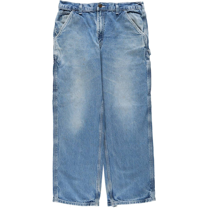 Carhartt Dungaree Fit Denim Painter Pants, Men's, W34 equivalent cotton blue type Vintage Second Hand