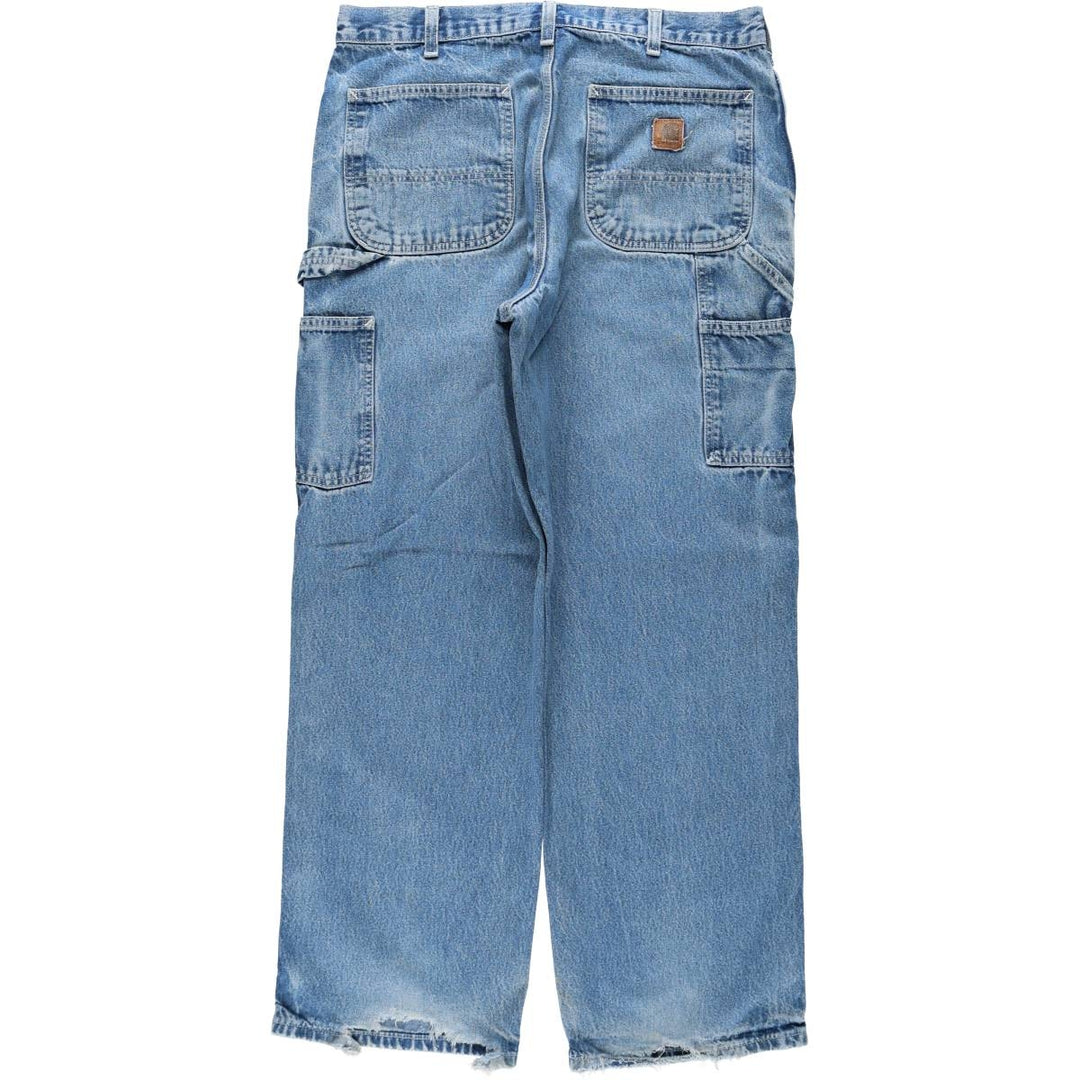 Carhartt Dungaree Fit Denim Painter Pants, Men's, W34 equivalent cotton blue type Vintage Second Hand