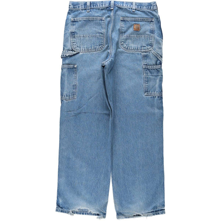 Carhartt Dungaree Fit Denim Painter Pants, Men's, W34 equivalent cotton blue type Vintage Second Hand