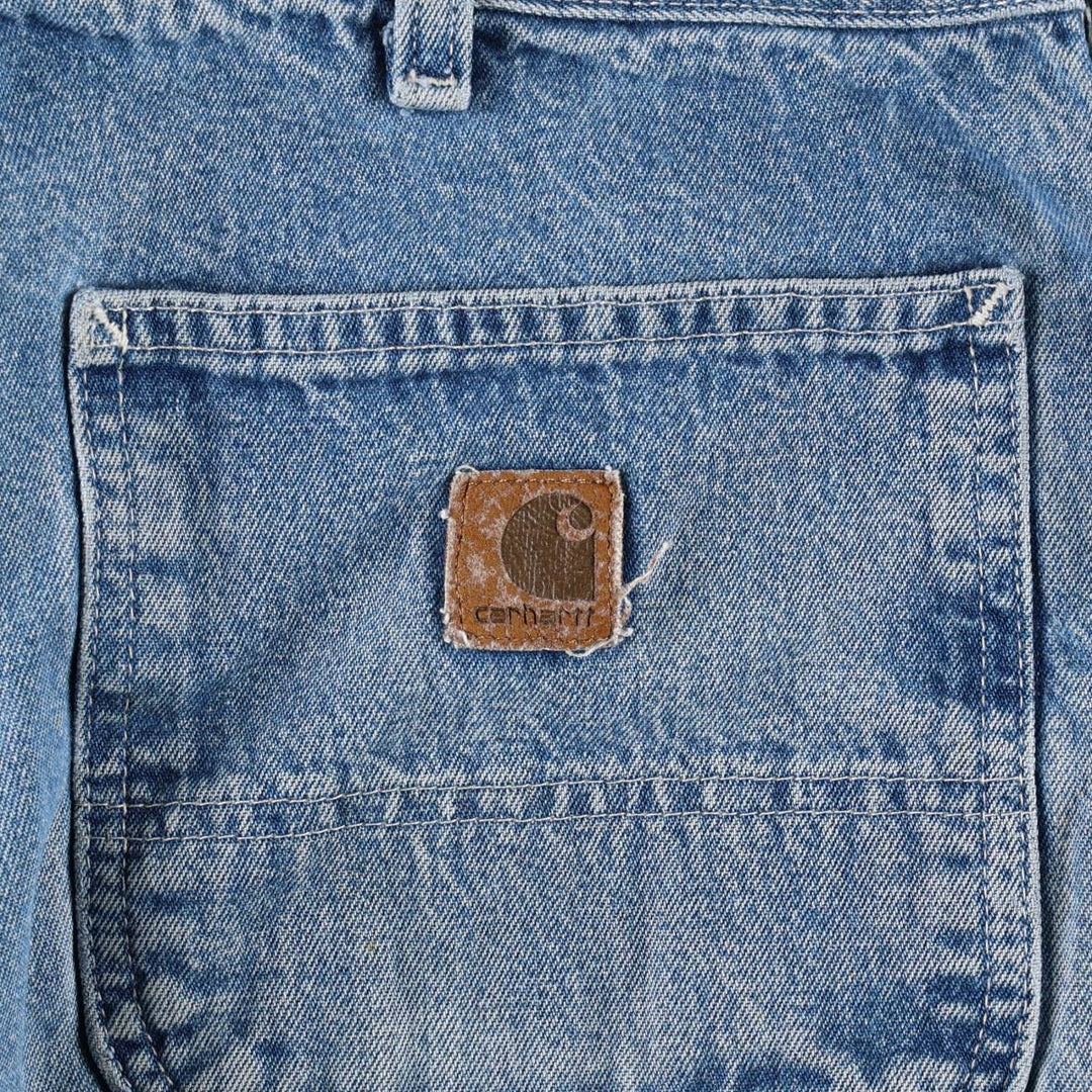 Carhartt Dungaree Fit Denim Painter Pants, Men's, W34 equivalent cotton blue type Vintage Second Hand