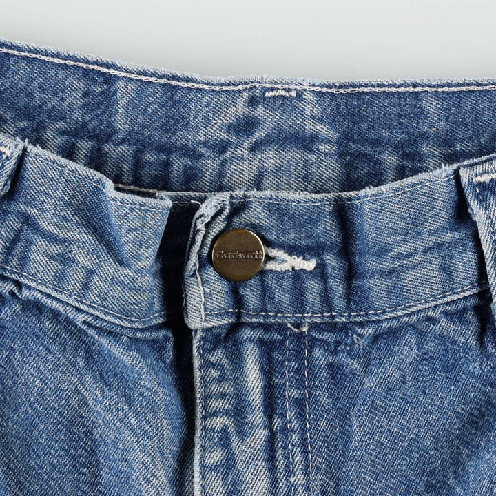Carhartt Dungaree Fit Denim Painter Pants, Men's, W34 equivalent cotton blue type Vintage Second Hand