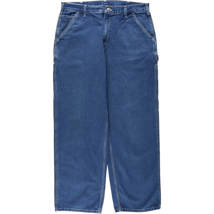 2000'S Carhartt Dungaree Fit Denim Painter Pants, Men's, Size W35 cotton blue type Vintage Second Hand